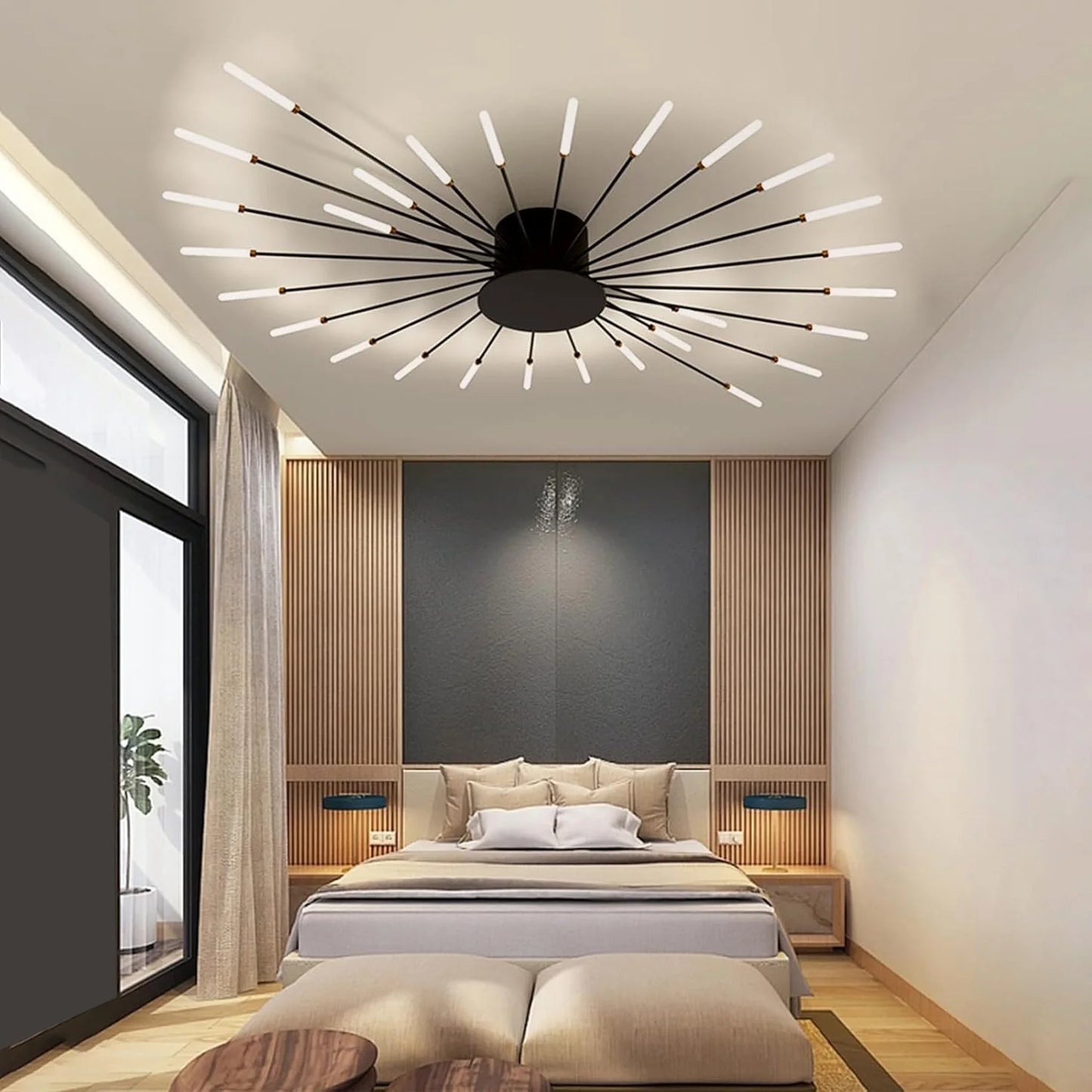 Plafonnier LED Moderne – Lumière Naturelle 4500K
