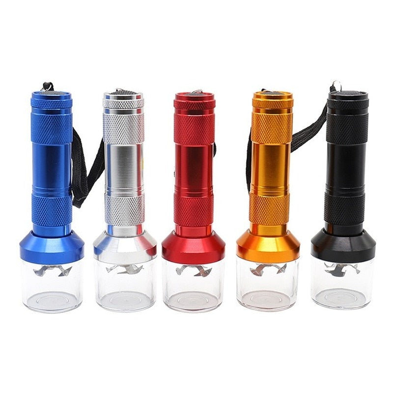 Electrical Aluminum Metal Grinder Crusher Crank Leaf Spice Herb Muller Machine Grinder kitchen
