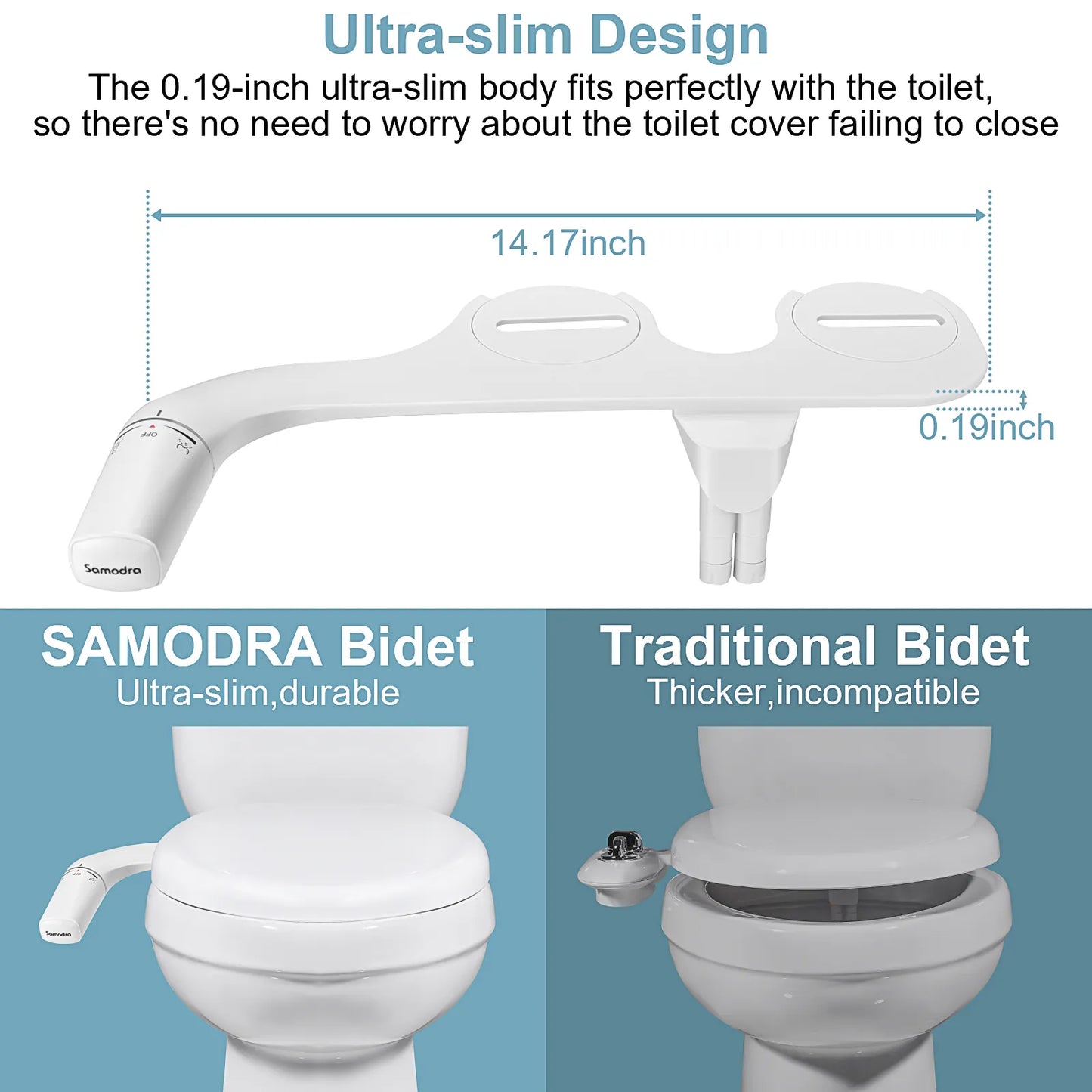 🚽 Bidet Nettoyant à Fixer sur Cuvette