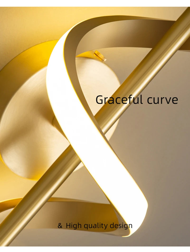 Applique murale – Or Spirale de Doha