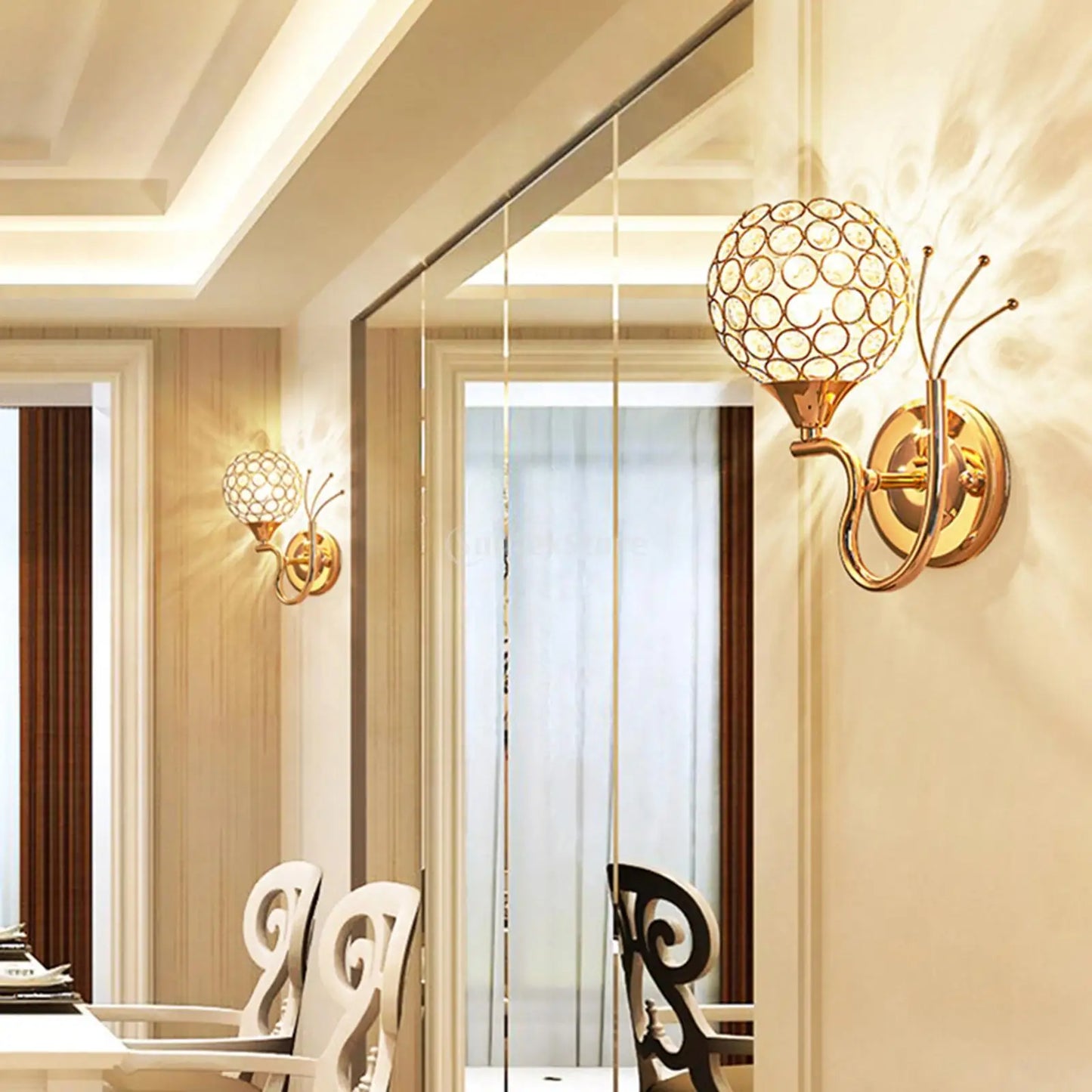 Applique Murale Cristal Chic – Élégance & Ambiance Moderne