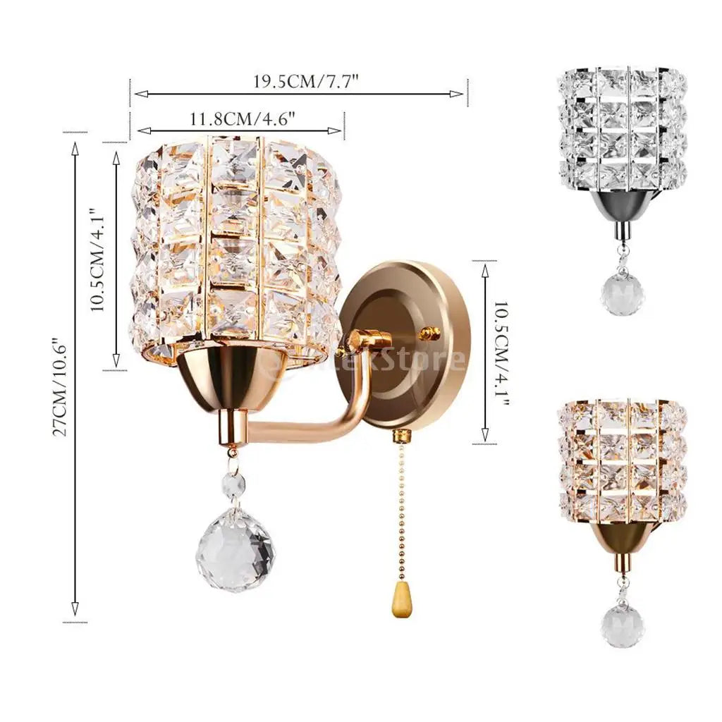 Applique Murale Cristal Chic – Élégance & Ambiance Moderne