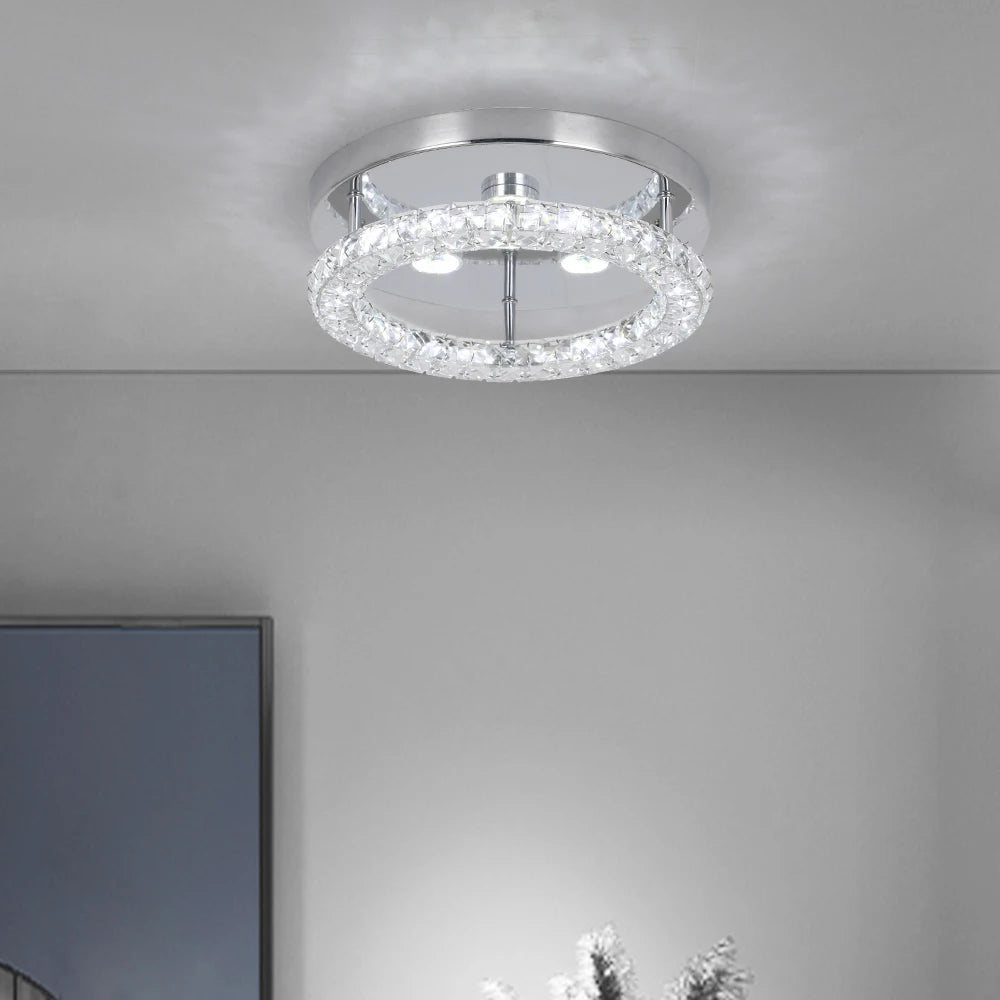 Plafonnier LED Cristal – Moderne & Élégant