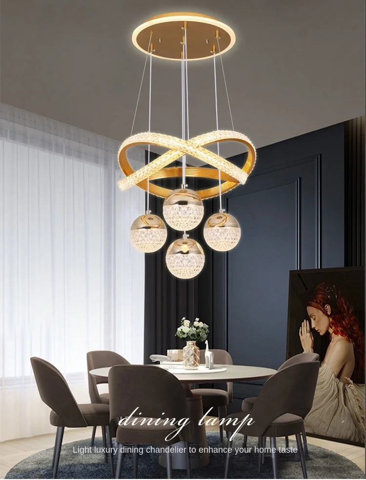 ✨ Lustre LED Moderne – Salle à Manger & Salon