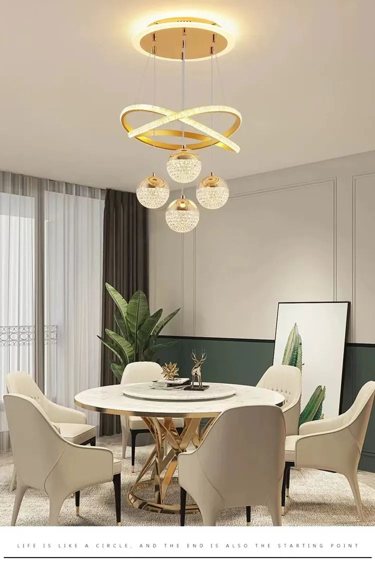 ✨ Lustre LED Moderne – Salle à Manger & Salon