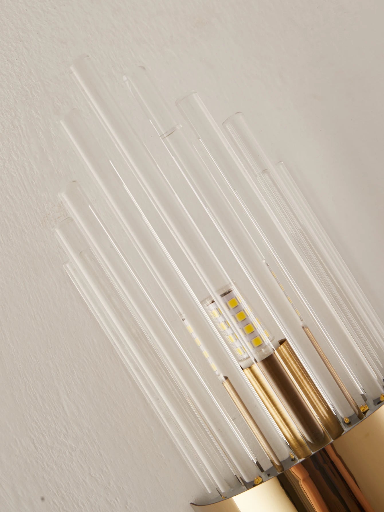 Applique Murale Cristal Moderne – Or / Noir Inox