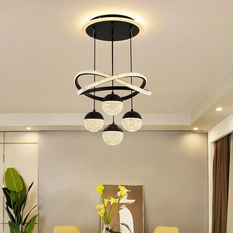 ✨ Lustre LED Moderne – Salle à Manger & Salon