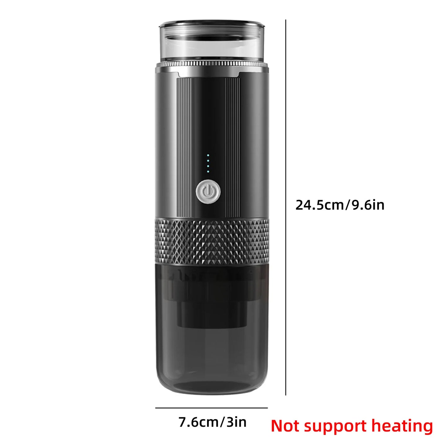 ☕ Machine à Café & Thé Électrique Portable – Rechargeable Compacte