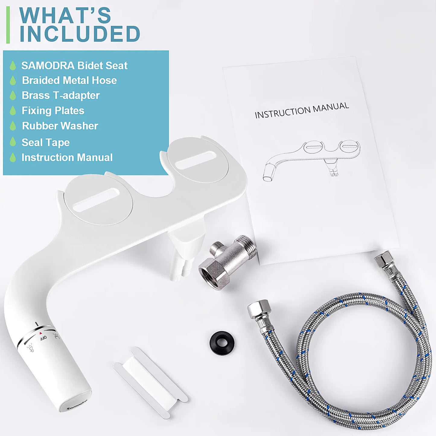 🚽 Bidet Nettoyant à Fixer sur Cuvette