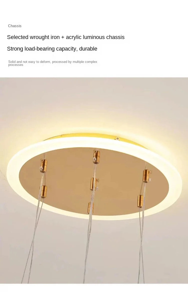 ✨ Lustre LED Moderne – Salle à Manger & Salon