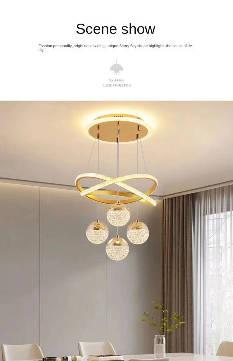 ✨ Lustre LED Moderne – Salle à Manger & Salon
