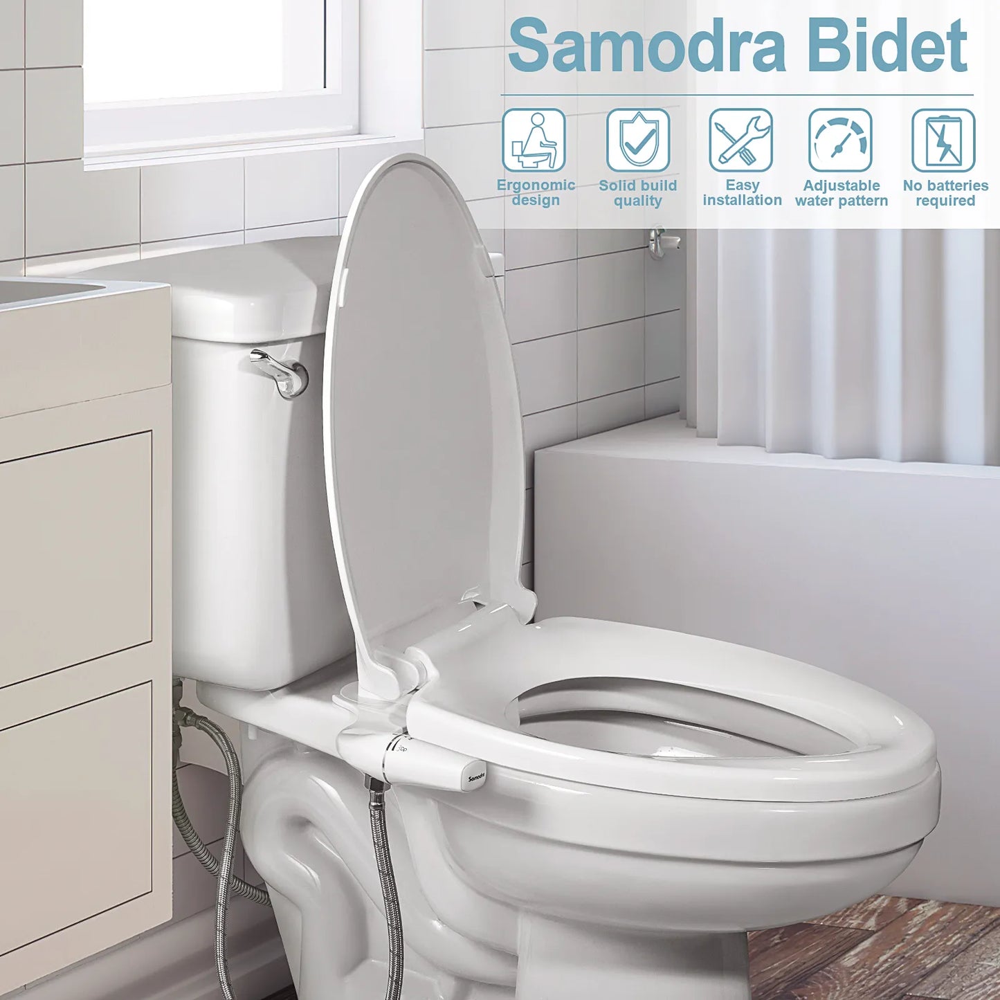 🚽 Bidet Nettoyant à Fixer sur Cuvette