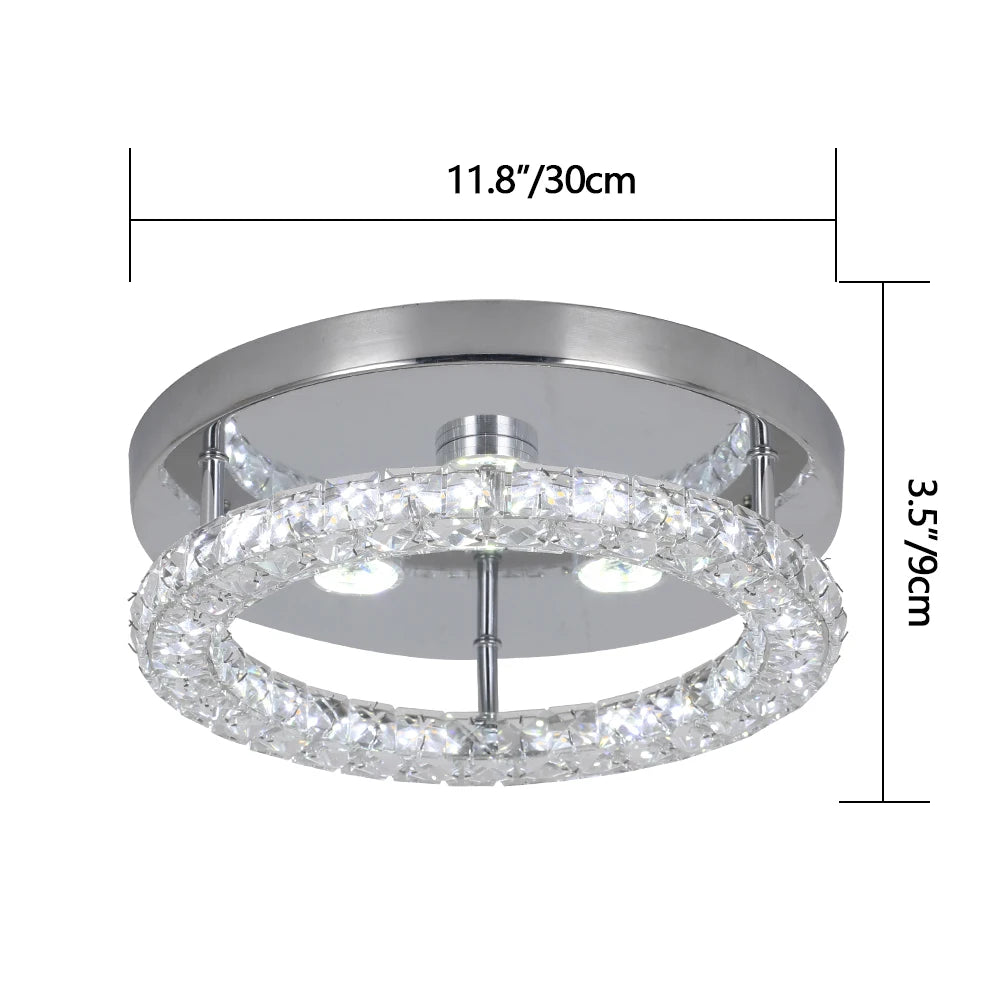 Plafonnier LED Cristal – Moderne & Élégant