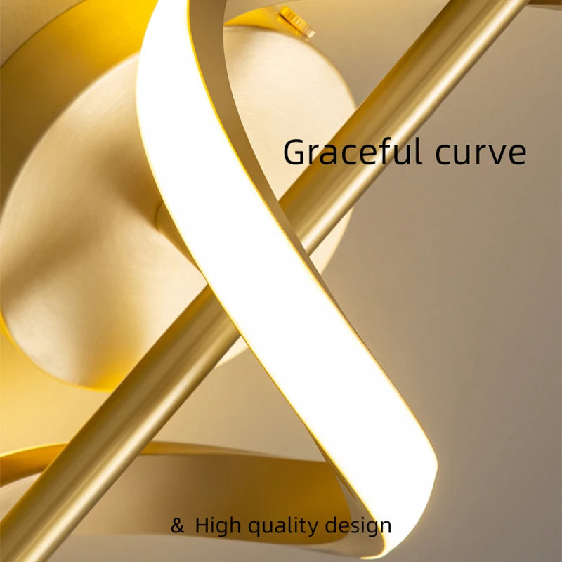 Applique murale – Or Spirale de Doha