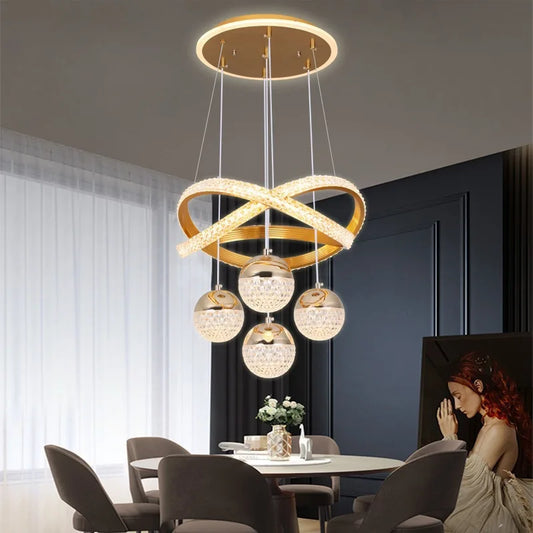 ✨ Lustre LED Moderne – Salle à Manger & Salon