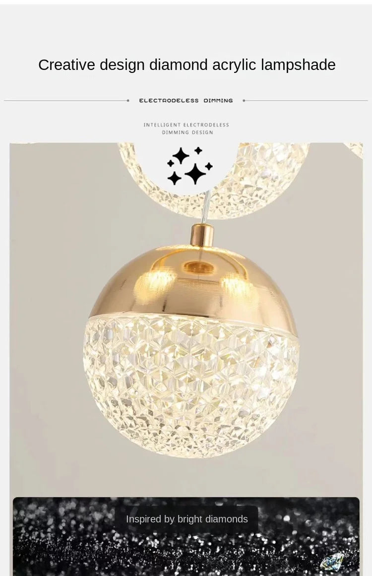 ✨ Lustre LED Moderne – Salle à Manger & Salon
